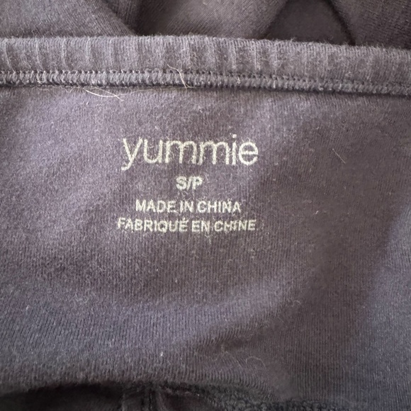 Yummie Yoga Leggings Bundle – Small – Navy Solid & Snake Print – Full Length - Picture 8 of 9